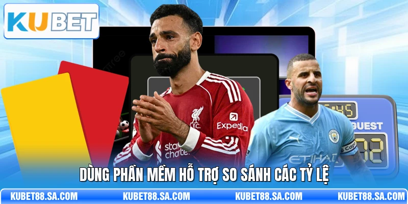 Dùng phần mềm hỗ trợ so sánh các tỷ lệ